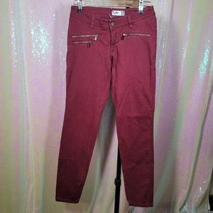 Old Navy Red Rockstar Skinny Jeans Size 4